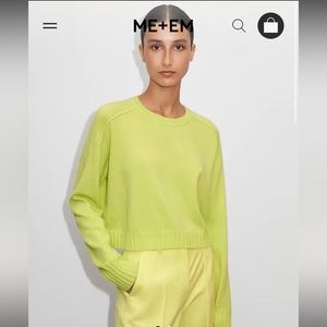 ME+EM citronelle Cashmere Sweater
